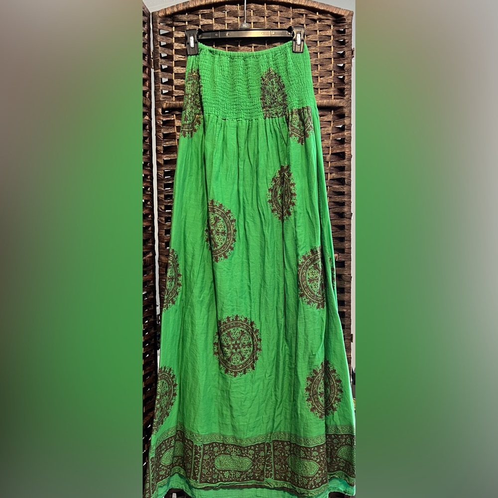 Bohemian Strapless Dress